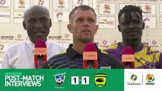 Medeama SC 1 : 1 Asante Kotoko | Post-match interviews | Ghana Premier League | MD 28