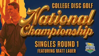 College Disc Golf National Championship 2024 D1 Singles Coverage featuring Matt Lauer from UIUC