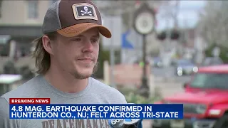 People talk about experiences near the epicenter of earthquake in NJ