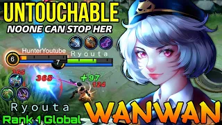 Untouchable Wanwan Perfect Gameplay! - Top 1 Global Wanwan by Ｒｙｏｕｔａ - Mobile Legends