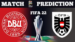 FIFA 22 | Denmark Vs Austria | UEFA Nations League 2022 | Prediction | PS5