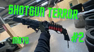 TM Custom M870 Breacher gameplay/ MR Airsoft/ Airsoft Shotgun/ CQB/ PCU Tracer