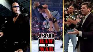 WWF RAW vs. WCW Nitro - April 3, 2000 Full Breakdown - Day After WrestleMania 16 - Nitro Reboot