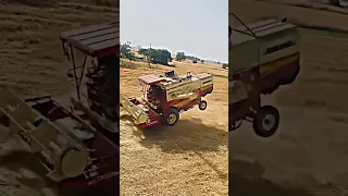 combine harvester machine status vedio🌾🥰❣️ #shorts #youtubeshorts #farming #combine #harvester