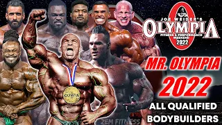 Mr Olympia 2022 - All 36 Qualified Bodybuilders