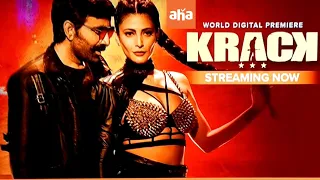 KRACK Telugu Movie Live Now in AHA | Ravi Teja Shruti Haasan Latest Telugu Movie KRACK in AHA