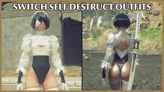 NieR: Automata - all new revealing self destruct DLC outfits