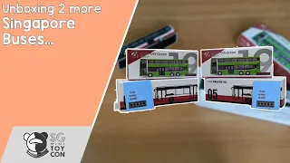 SG ToyCon 2021 - Unboxing 2 more mini Singapore Buses...