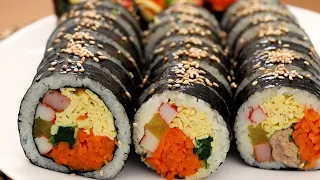 Korean Cooking Video | Delicious Food Gimbap Recipe | Cooking Vlog | kimbap