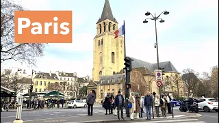 Paris France - HDR walking - Montparnasse to Saint Germain des Prés - 4K HDR 60 fps