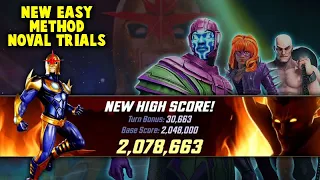 DONT MISS OUT | EASY 1.9Mil POINTS NOVA TRIALS STRATEGY | MARVEL STRIKE FORCE