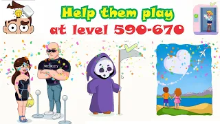 Help them play at level 590-670 Game Dop2 Happy Delete One Part Solution and Answer