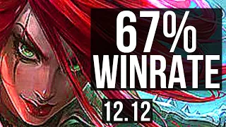 KATARINA vs TWITCH (MID) | Penta, 67% winrate, Legendary, 17/3/3 | EUW Diamond | 12.12