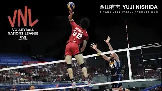 Monster of the Vertical Jump | Yuji Nishida 西田有志 | VNL 2018 ᴴᴰ