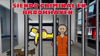 😱Siendo Criminal en Brookhaven 🤣/Roblox