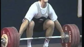 Olympic Weightlifting IWF World Championships Mens 105k Snatch 2005 Doha Qatar
