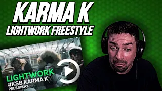 American Reacts To #KSB Karma K - Lightwork Freestyle 🇳🇱 (Prod. SosaMillz) | Pressplay
