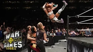 Sane takes out three Superstars with a jaw-dropping leap from the rope: NXT Takeover: WarGames II