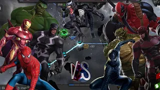 Marvel games 2024;Spider Man Black Bolt Hulk Immortal Vs Abomination Daredevil Family