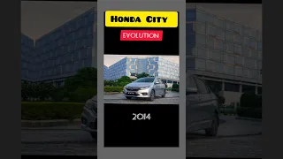 Evolution of Honda City (1998 -2023)#shorts #evolution