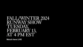 The Fall/Winter 2024 Michael Kors Collection Runway Show