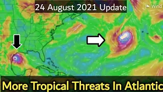 Tropical Storm #Ida and #Julian Looks To Form Soon In August 2021 / 24 Aug, 2021 Update