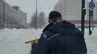 Helsingin raitiolinja 9,7 Ilmala-Länsiterminaali-Hakaniemi. Helsinki tramline 9,7. @hslhrt