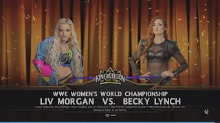 WWE 2K24: Liv Morgan Vs Becky Lynch - Women's World Championship