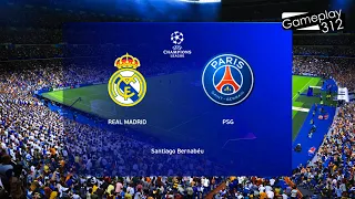 Real Madrid vs Paris Saint Germain (PSG) - UEFA Champions League UCL 2021/22 - eFootball PES 2021