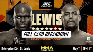 UFC St. Louis: Lewis vs. Nascimento - Full Card Breakdown & Predictions