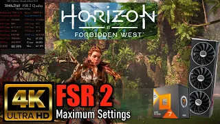 7900 XTX 🖥️ 7800X3D 🎮 Horizon Forbidden West @ 4K FSR 2 Quality + Maximum Settings