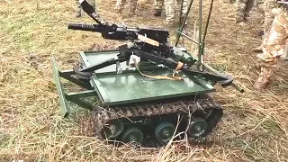 The Russian army received the SEM-350 ground drone for testing