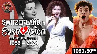 Switzerland 🇨🇭 in Eurovision Song Contest (1956-2024)