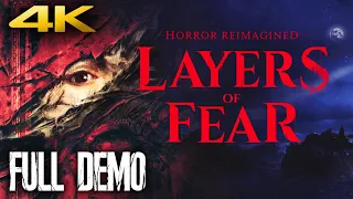 LAYERS OF FEAR (2023) Gameplay Walkthrough FULL DEMO (4K 60FPS Ray-Tracing) - No Commentary