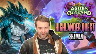 (Hearthstone) Highlander Quest Shaman in Ashes of Outland