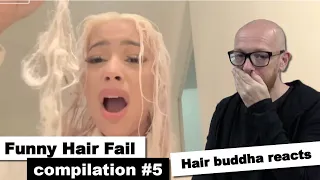 Her hair is melting !!! - Hairdresser reacts to hair fail