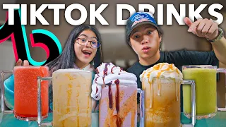 Testing Viral TikTok SECRET Drinks! (Must TRY!) | Ranz and Niana