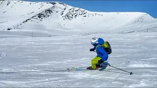 Гонка: Лыжник против сноубордиста, кто быстрее? кто лучше? 100 км/ч и больше?