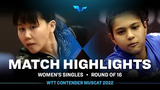 Chen Xingtong vs Diya Para Chitale | WS | WTT Contender Muscat 2022 (R16)