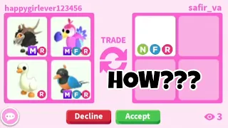 😱😝 I Was In A RICH SERVER For HOURS  NOT GETTING Any TRADE Then Someone OFFERED A HIGH TIER NEON PET