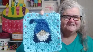 Crochet WIP Wednesday * Adorable Gnome Granny Square