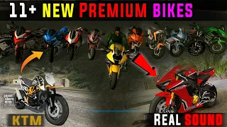 11+ Premium Bike  MODPACK for GTA San Andreas  Android | Kawasaki ninja 400 | KTM Duk 790