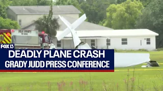 Grady Judd deadly plane crash press conference