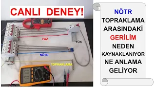 Nötr Topraklama Arasındaki Gerilim Neden kaynaklanıyor ne anlama geliyor