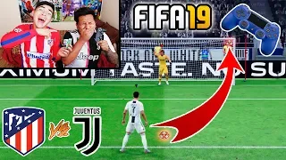 EPIC RETO!!! ATLÉTICO DE MADRID vs JUVENTUS | Penaltis en FIFA19 con CASTIGO