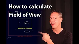 How to calculate the field of view of your camera and telescope