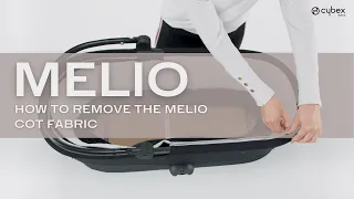 How to Remove the Melio Cot Fabric | Melio | Melio Carbon | CYBEX