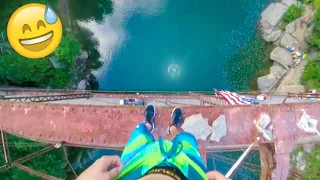 High 105 ft Bridge Jump (GONE WRONG)