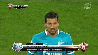 Ezequel Garay's goal. Zenit vs FC Ural | RPL 2015/16