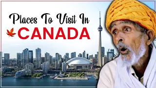 Villagers React To Best Places to Visit in Canada ! Tribal People Learn About Canada
